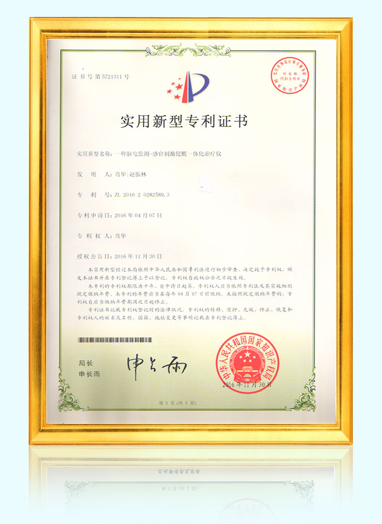 一种脑电监测-感官刺激促醒一体化治疗仪